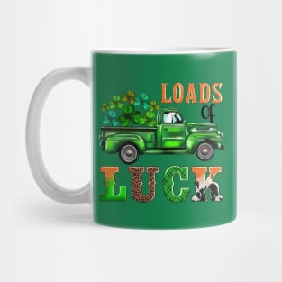 Loads of Luck Truck Shamrocks Toddler St Patrick's Day Fun Mug